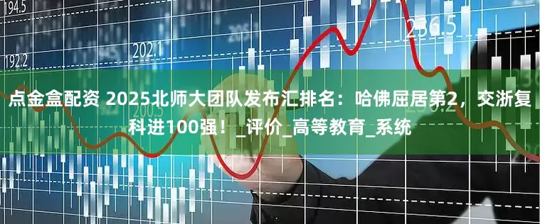 点金盒配资 2025北师大团队发布汇排名：哈佛屈居第2，交浙复科进100强！_评价_高等教育_系统